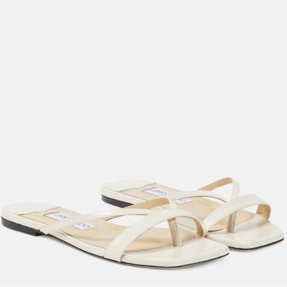 Jimmy Choo Maelie White Sandal 38 - Picture 3 of 8